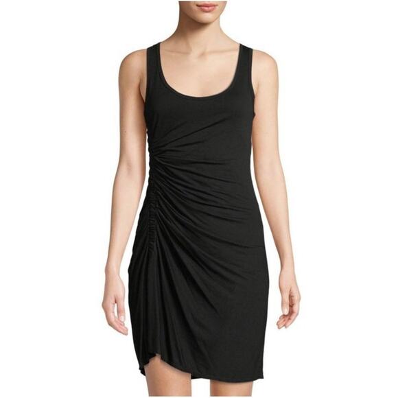 A.L.C. Dresses & Skirts - A.L.C Lelah Ruched Mini Tank Dress Scoop Neck Sleeveless Black